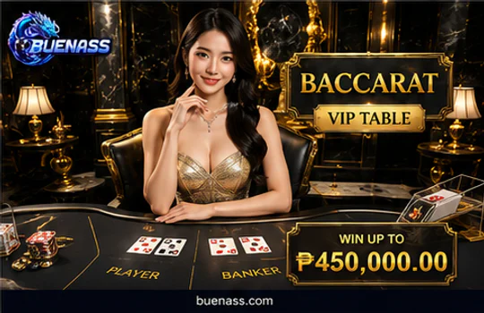 BUENAS live casino dealer table